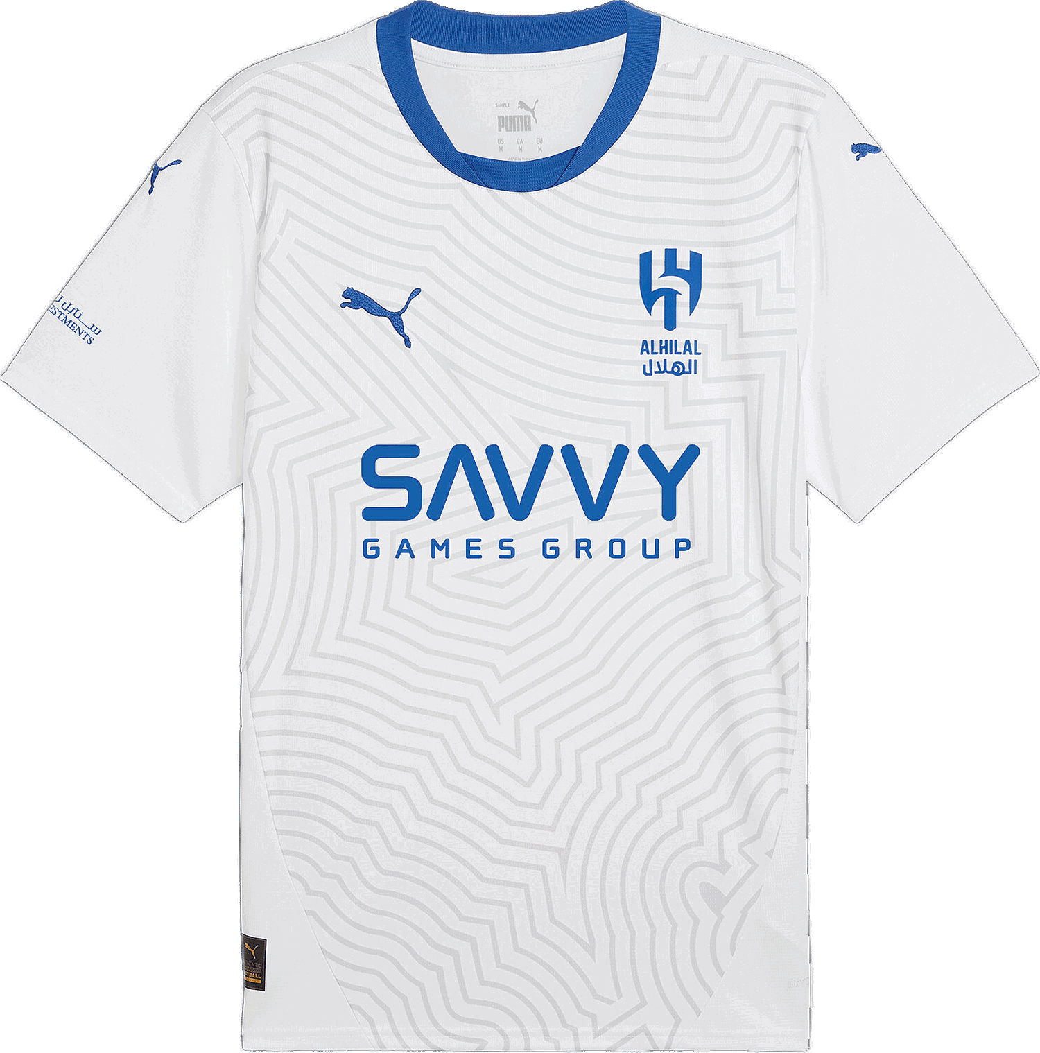 Фланелка Puma Al Hilal SFC Away Jersey Replica w/o Sponsor 2024/25 Бяло | 778882-02, 0