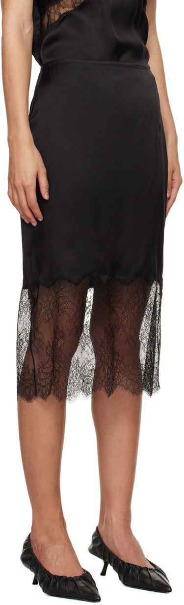 Пола Anine Bing Amelie Lace Midi Skirt Черно | A-04-4309-000, 1