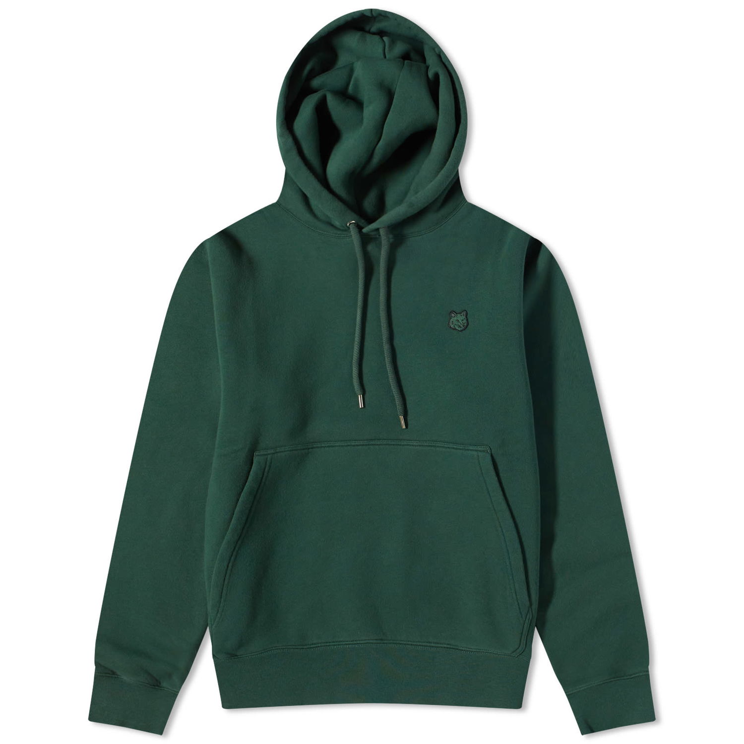 Суитчър MAISON KITSUNÉ Fox Head Patch Regular Hoodie Зелено | LM00703KM0307-P399, 0