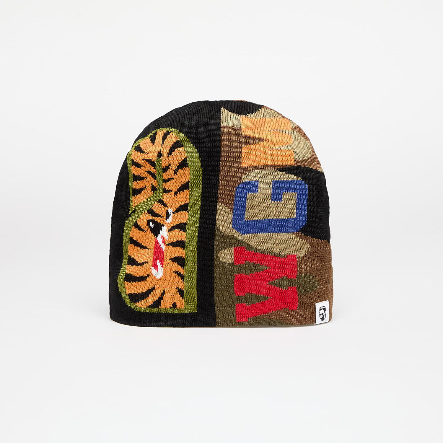 Шапка BAPE Shark Knit Hat Кафяво | 001HTK701006M BLK, 1