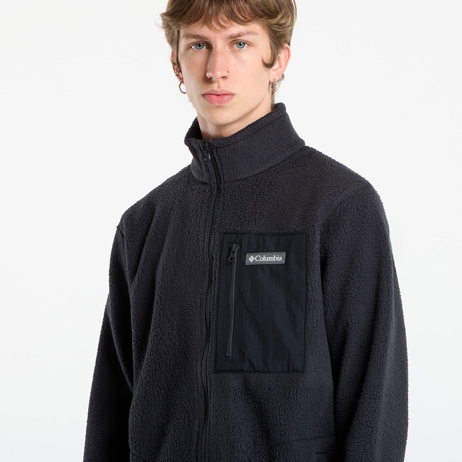 Яке Columbia Columbia Jasper Ridge™ Pebbled Full Zip Fleece Jacket Черно | 2142421010, 1
