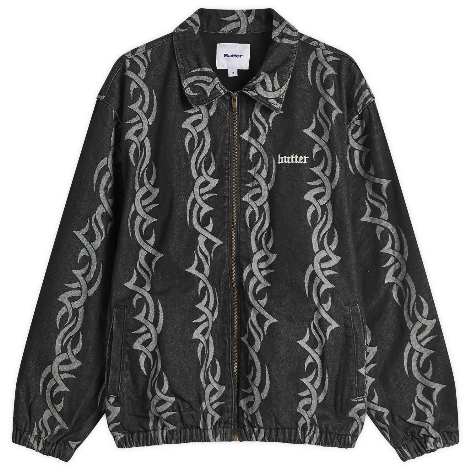 Ветровка Butter Goods Tribal Denim Jacket Черно | BG251608-BLK, 1