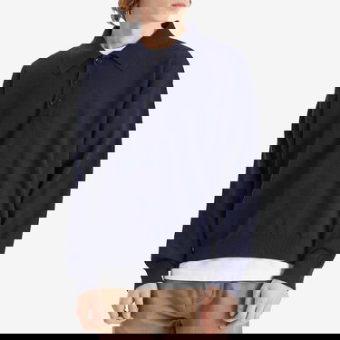 Пуловер Róhe Rohe Knitted Long Sleeve Polo Тъмно синьо | 314-23-413, 2