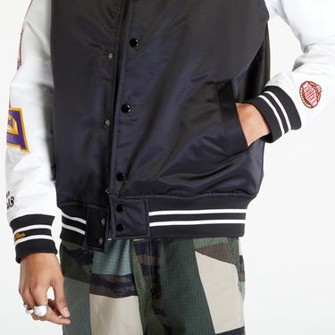 Яке бомбър Mitchell & Ness Team Origins Varsity Satin Los Angeles Lakers Jacket Черно | OJBF4854-LALYYPPPBKWH, 4