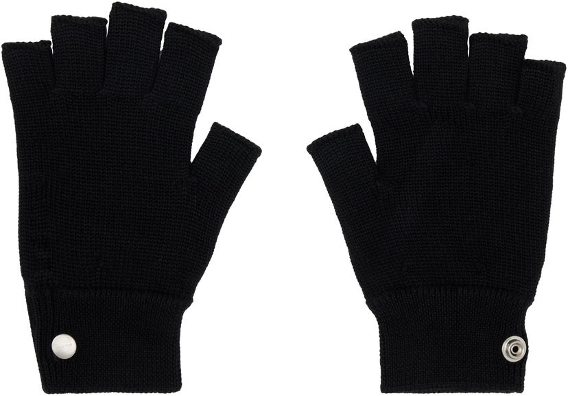 Ръкавици Rick Owens Rick Owens Concordians Fingerless Gloves Черно | RU02E1485 WS