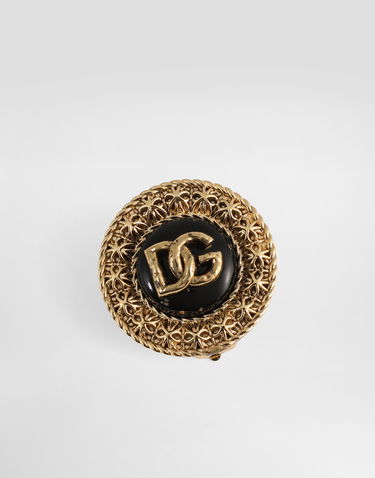 Обеци Dolce & Gabbana Dolce & Gabbana Like A Virgin Gold-Tone & Resin Clip Earrings Металик | WER6V1W1111ZOO00, 2