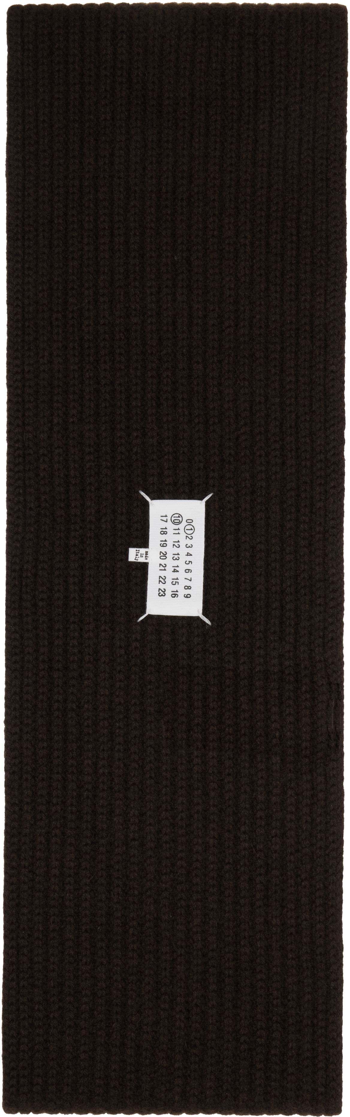 Шал Maison Margiela Maison Margiela Cashmere Scarf Кафяво | S50TE0109 M13145, 1