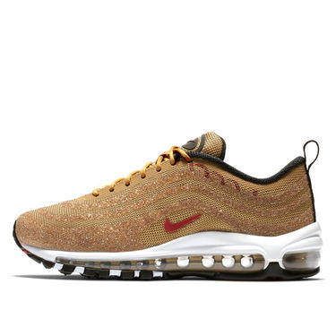 Кецове и обувки Nike Swarovski x Wmns Air Max 97 LX "Metallic Gold" Кафяво | 927508-700, 0