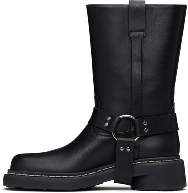 Облекло Marine Serre Marine Serre MS Moto Leather Boots Черно | WFW045A RLEA0017, 2