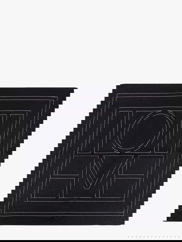 Домашен декор TOTEME Geometric Stitched Square Scarf Черно | 212873803920, 0