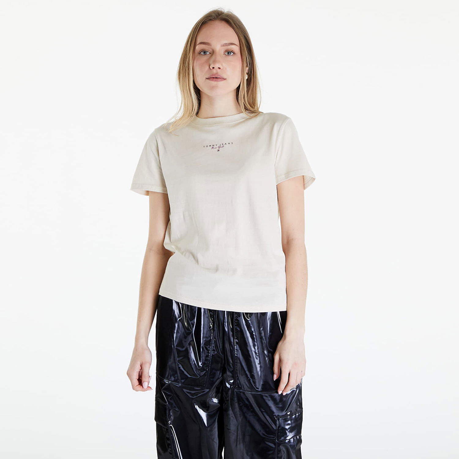 Тениска Tommy Hilfiger Essential Logo Tee Newsprint Бяло | DW0DW17828 ACG, 0