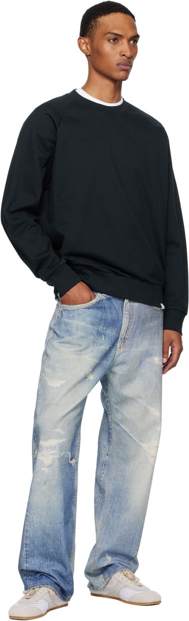 Суитчър NORSE PROJECTS Norse Projects Marten Relaxed Raglan Sweatshirt Черно | N20-1365, 3