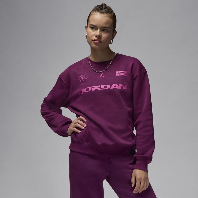 Суитчър Jordan Jordan Brooklyn Fleece Бургунди | FV7086-610