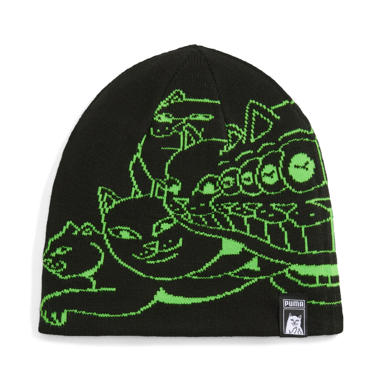 Шапка Puma PUMA x RIPNDIP Knitted Beanie with Graphic Print Черно | 026596_01, 0