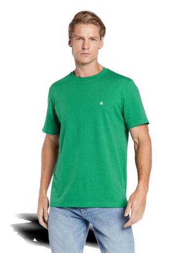 Тениска United Colors of Benetton Cotton T-Shirt Зелено | 3MI5J1AF7.256