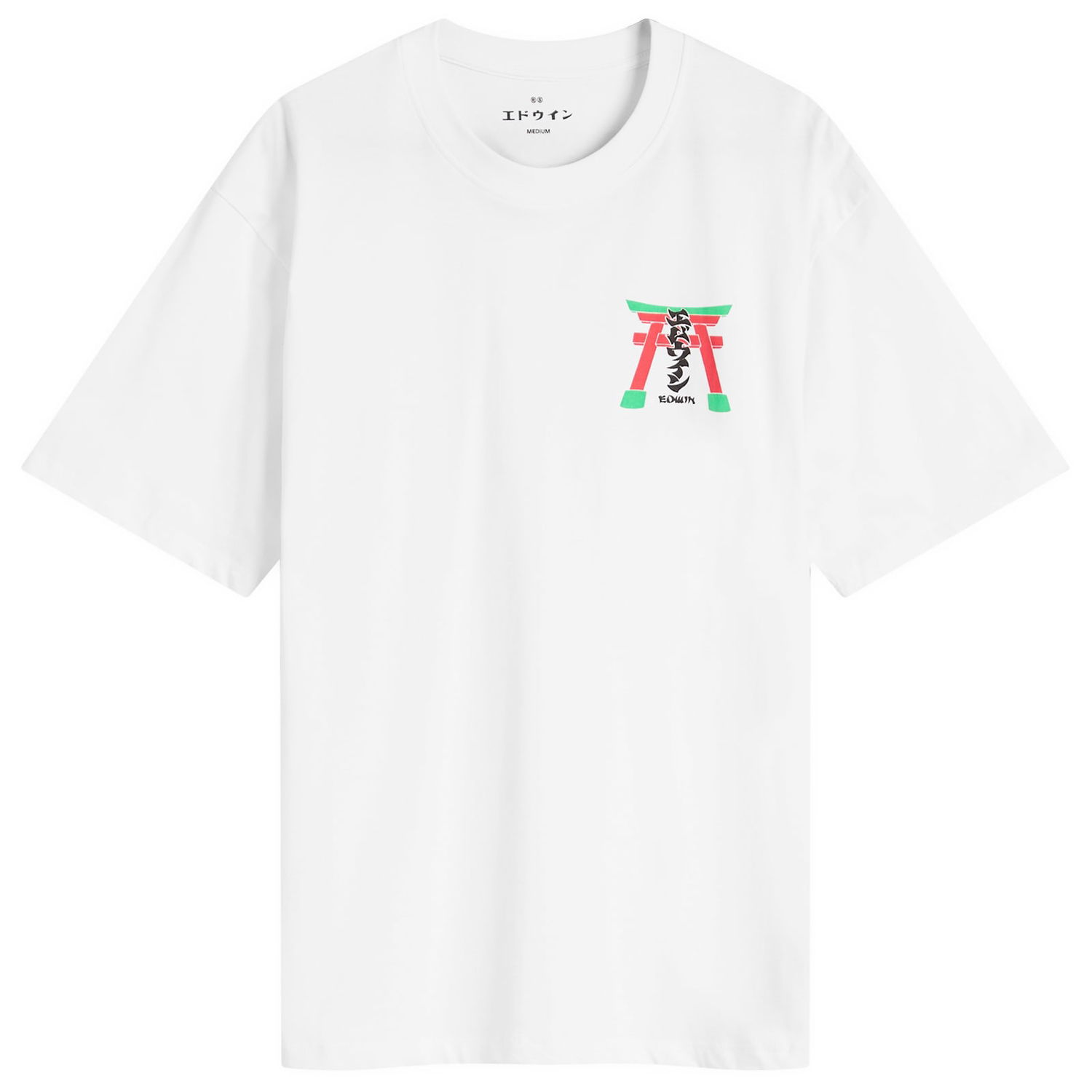 Тениска EDWIN Torii Graphic T-Shirt Бяло | I035003-0200, 1