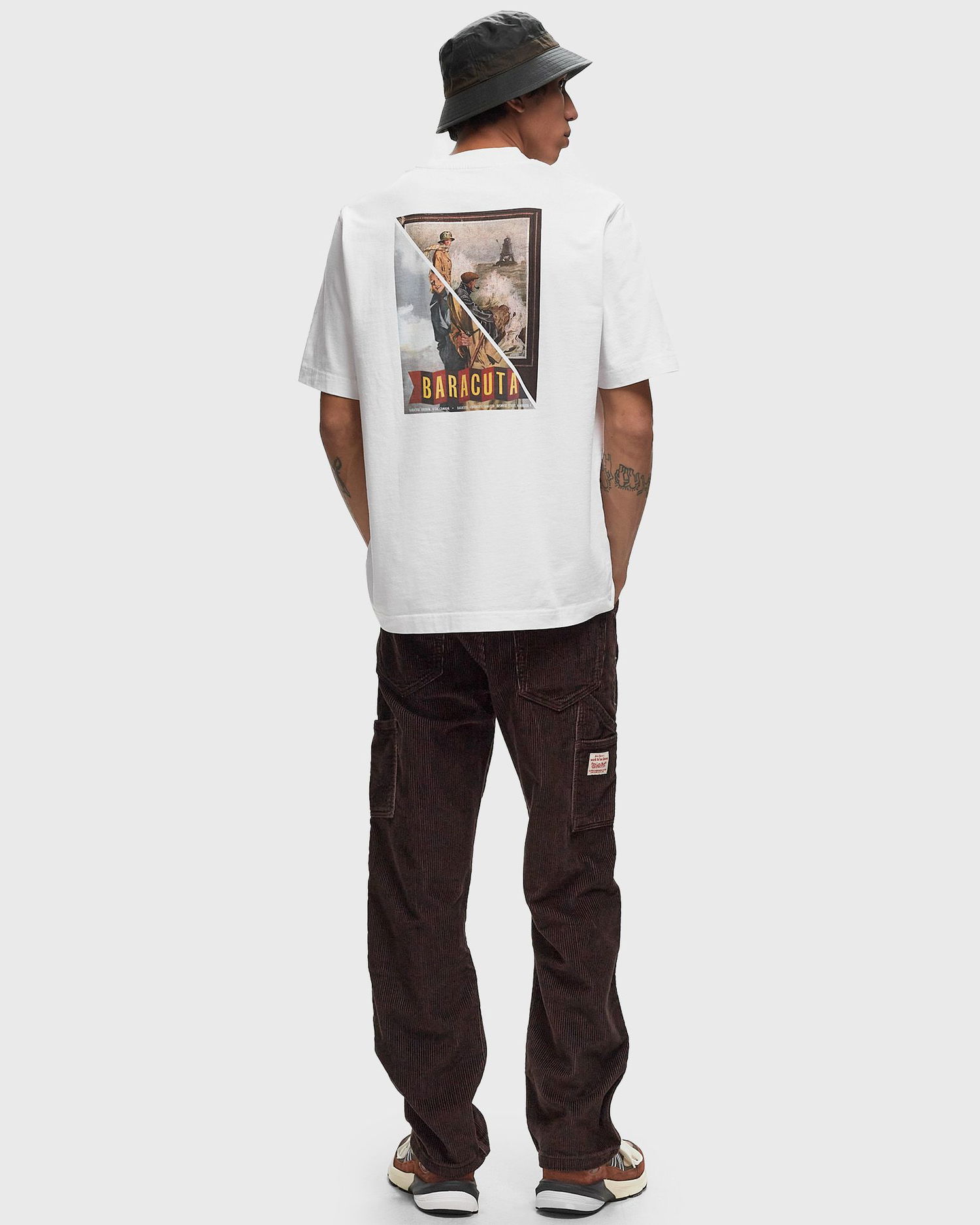 Тениска Barbour Archive Print T-Shirt Бяло | MTS1363WH11, 1