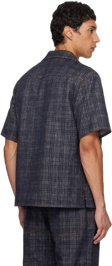 Риза Burberry Burberry Relaxed Fit Check Denim Shirt Синьо | 8113431, 2