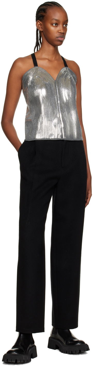 Панталони We11done Wide Fit Trousers Черно | WD-PT3-22-231-W-BK, 3