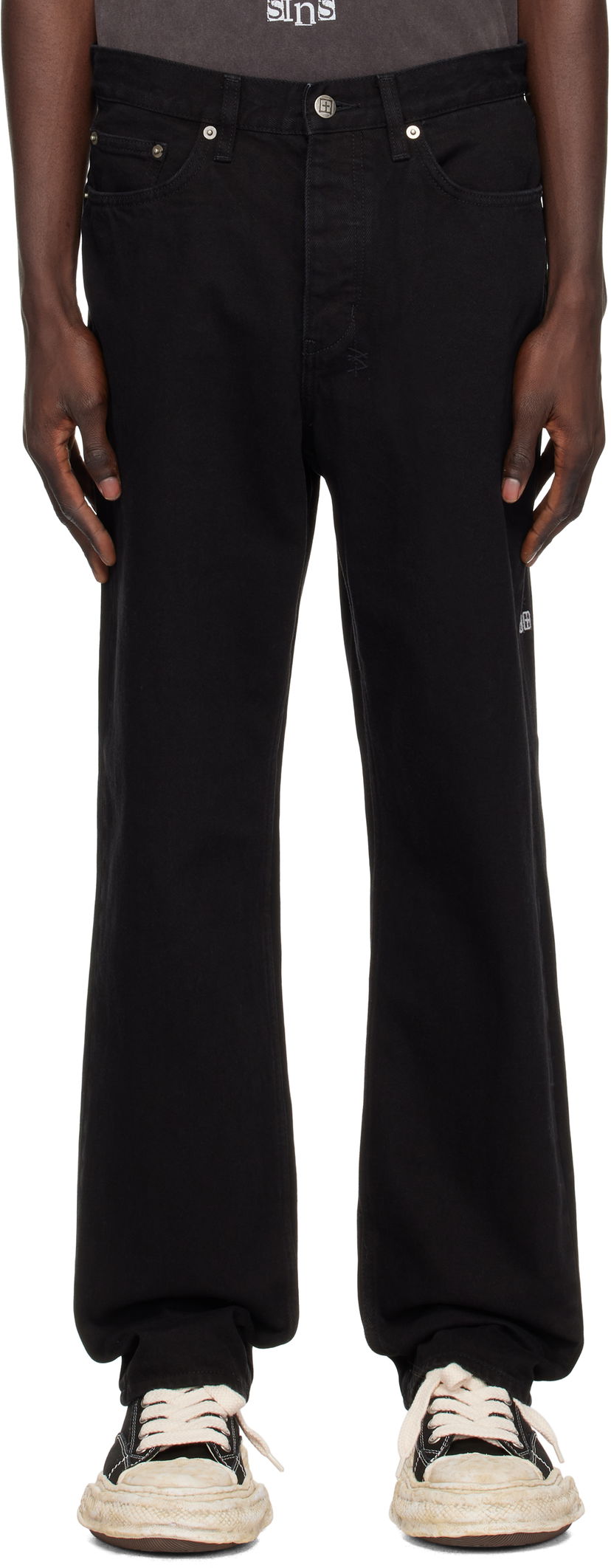 Дънки Ksubi Anti K Blackout Jeans Черно | MFA22DJ076