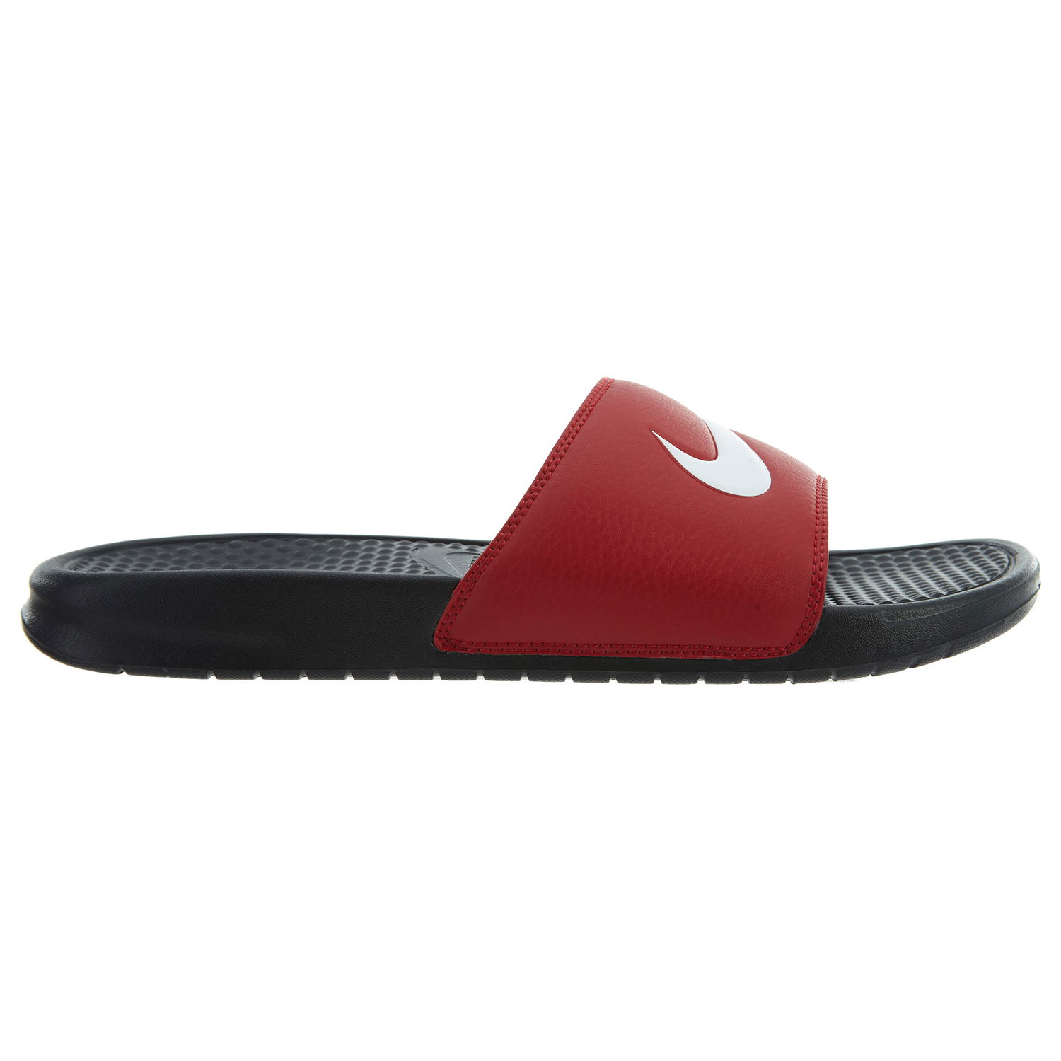 Кецове и обувки Nike Benassi Swoosh Black/White-Gym Red Черно | 312618-006, 0