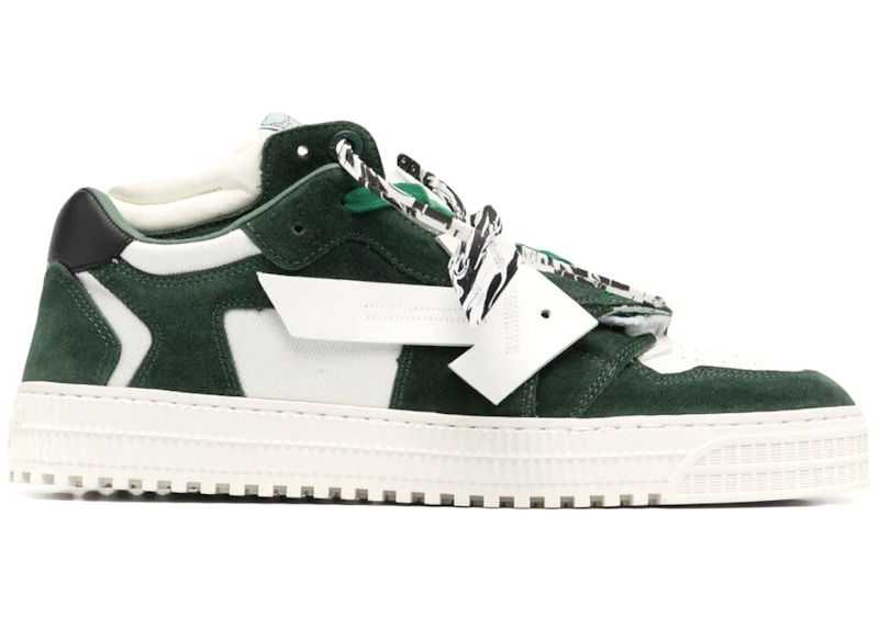 Кецове и обувки Off-White Floating Arrow Low White Green Зелено | OMIA151S21LEA0010155, 0