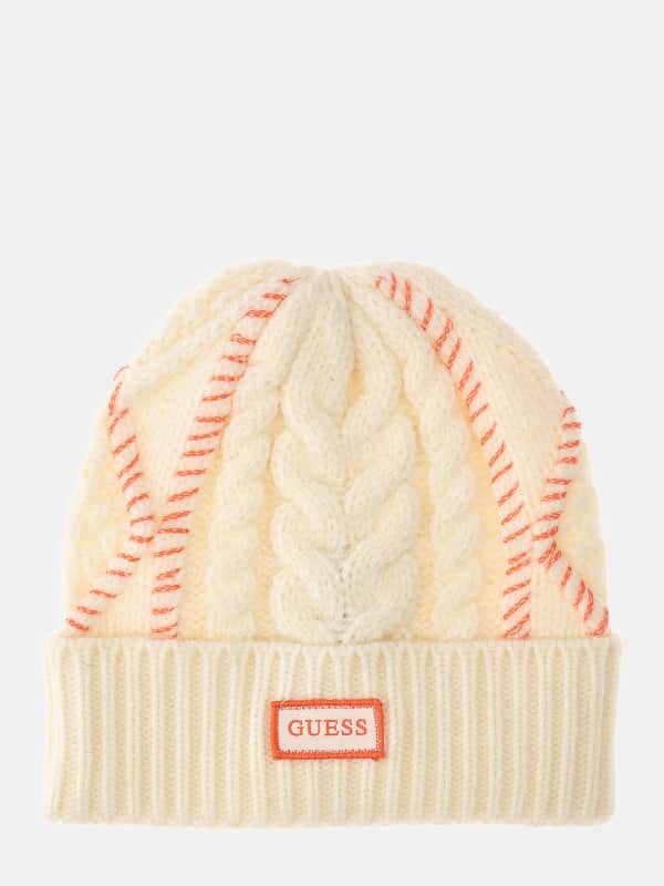 Шапка GUESS Knitted Beanie Бежово | AW9972WOL01, 0