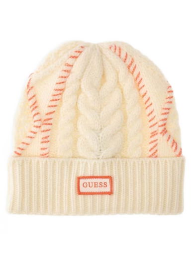 Шапка GUESS Knitted Beanie Бежово | AW9972WOL01