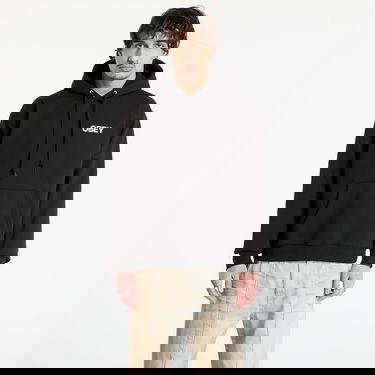 Суитчър OBEY Doberman Pullover Hood Черно | 112844249-BLK, 0