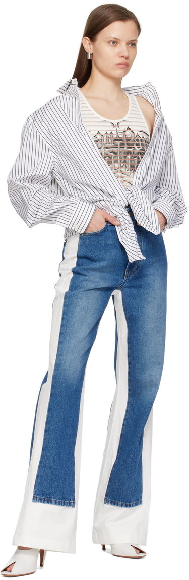 Дънки Jean Paul Gaultier Gaultier Paneled Flare Jeans Синьо | 24/25-F-JE125I-D013-5701, 3