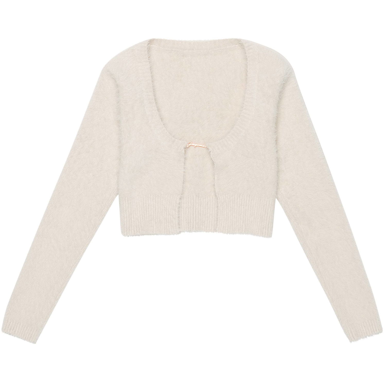 Пуловер Jacquemus La Maille Neve Manches Cardigan Бежово | 223KN010 2380 110, 1