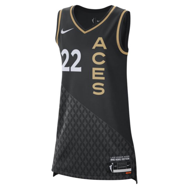 Фланелка Nike A'ja Wilson Aces Rebel Edition Dri-FIT WNBA Victory Jersey Черно | DJ4575-011, 1