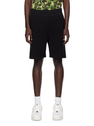 Къси панталони BAPE Ape Head One Point Shorts Черно | 001SPJ301023M