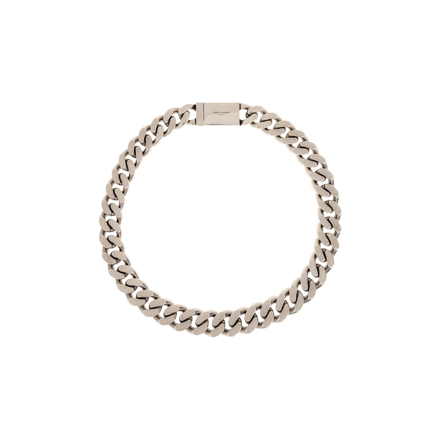 Колие Saint Laurent Necklace Сиво | 691326 Y1500 8142, 1