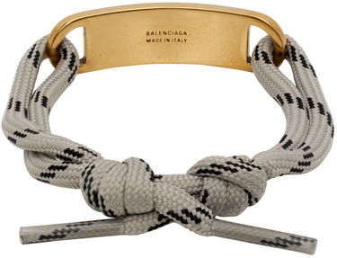 Гривна Balenciaga Plate Bracelet Бежово | 656418 TVX4G, 1