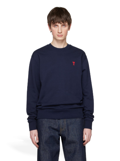 Суитчър AMI Sweatshirt Тъмно синьо | USW001.730