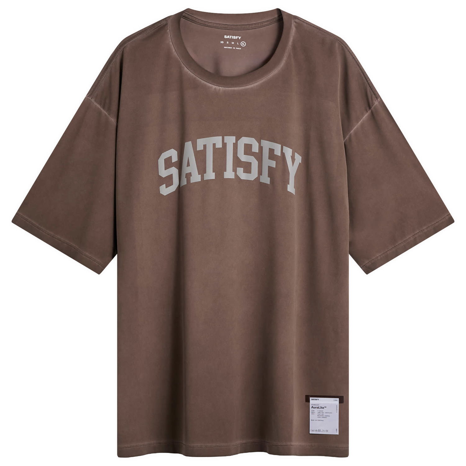 Тениска Satisfy Auralite T-Shirt Кафяво | 11000-PBR-SAC, 1