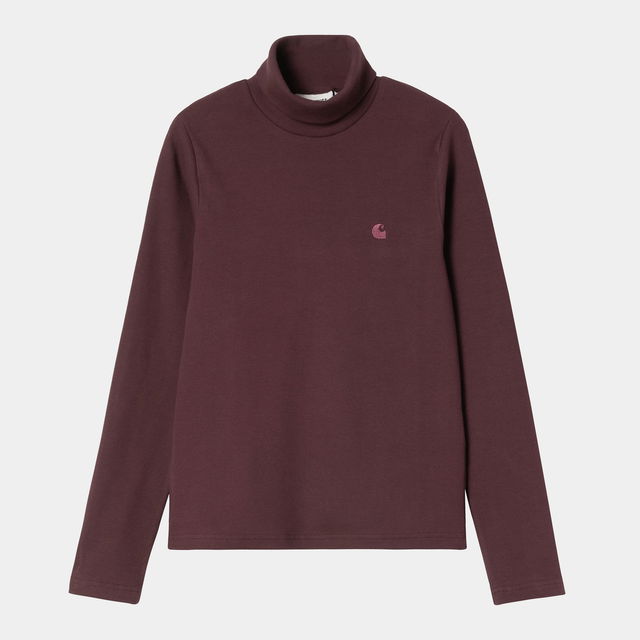 Philipa Long Sleeve Mock Neck T-Shirt