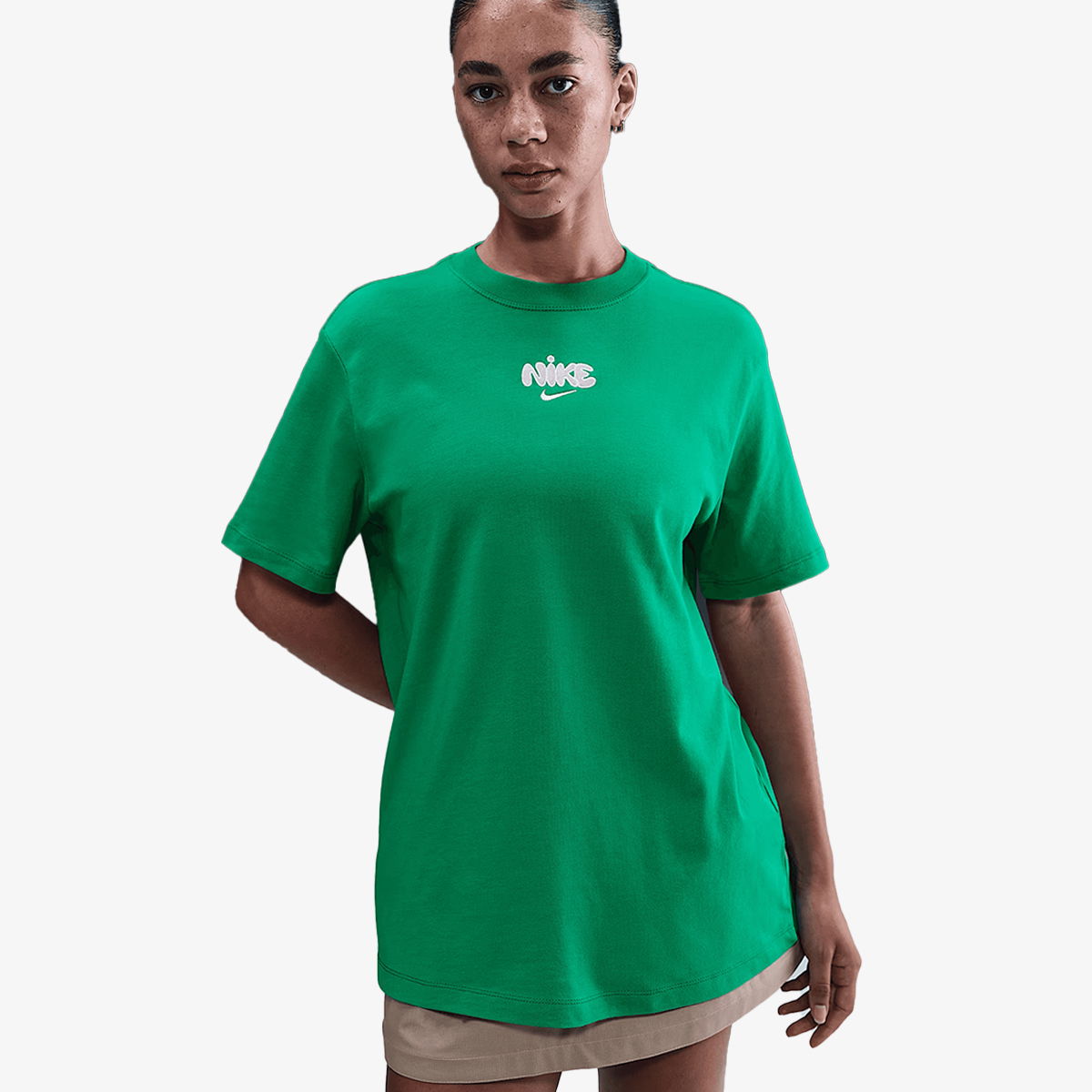 Тениска Nike NSW Classics Oversized T-Shirt Зелено | IQ1428-324, 0