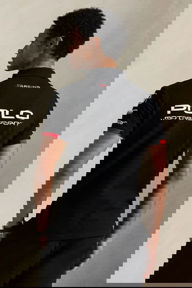 Поло тениска Polo by Ralph Lauren Ralph Lauren Polo 500 Series Racing Short Sleeve Polo Черно | 710972340, 1
