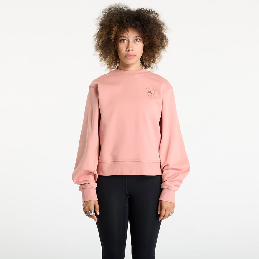 Пуловер adidas Originals adidas by Stella McCartney Regular Sweatshirt Розово | JX6784