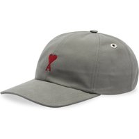 Шапка с козирка AMI Small A Canvas Cap Сиво | UCP006-CO0051-087, 2
