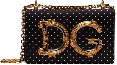Чанта през рамо Dolce & Gabbana Medium 'DG' Shoulder Bag Черно | BB6498AV885, 0