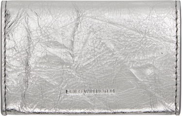 Портфейл Dries Van Noten Dries Van Noten Leather Envelope Card Holder Металик | 251-012103-299, 1
