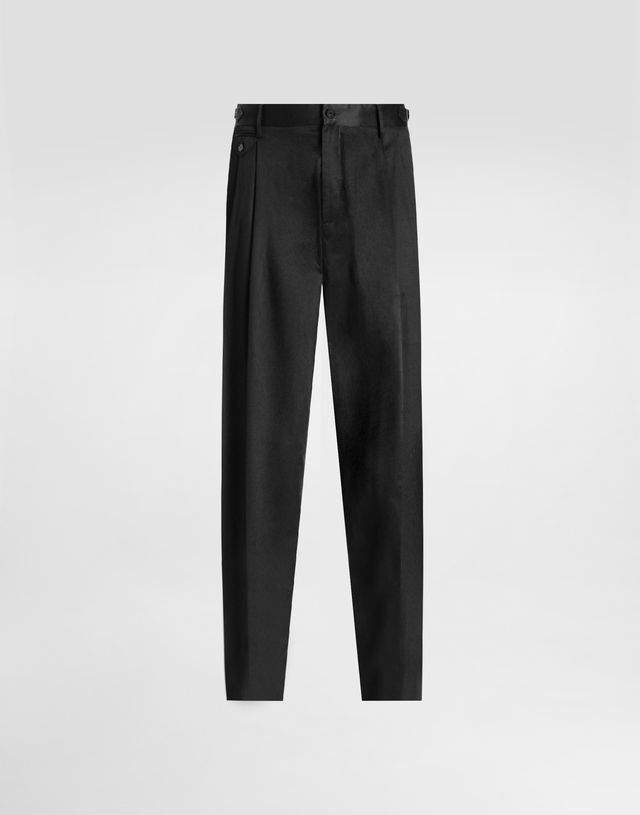 Dolce & Gabbana Pleated Gabardine Trousers Collection
