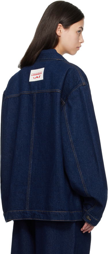 Яке Charles Jeffrey Loverboy Charles Jeffrey LOVERBOY Knit Patch Cargo Denim Jacket Синьо | 054010201, 2