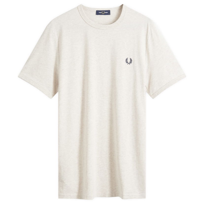 Тениска Fred Perry Ringer T-Shirt Бяло | M3519-X23