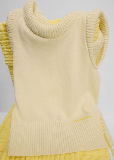 Жилетка AXEL ARIGATO Marla Cropped Sleeveless Knit Vest with Side Detail Жълто | A3356003, 7