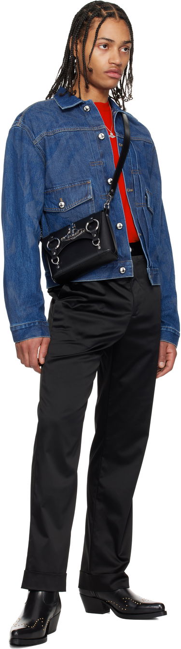 Чанта през рамо Vivienne Westwood Vivienne Westwood Kim Crossbody Bag Черно | 48030007U-L003T-, 3
