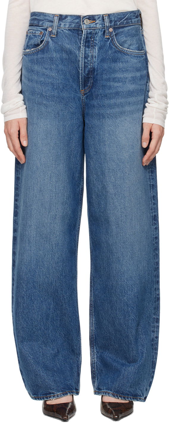 Дънки AGOLDE Low Slung Baggy Jeans Синьо | A9079B-1535, 0